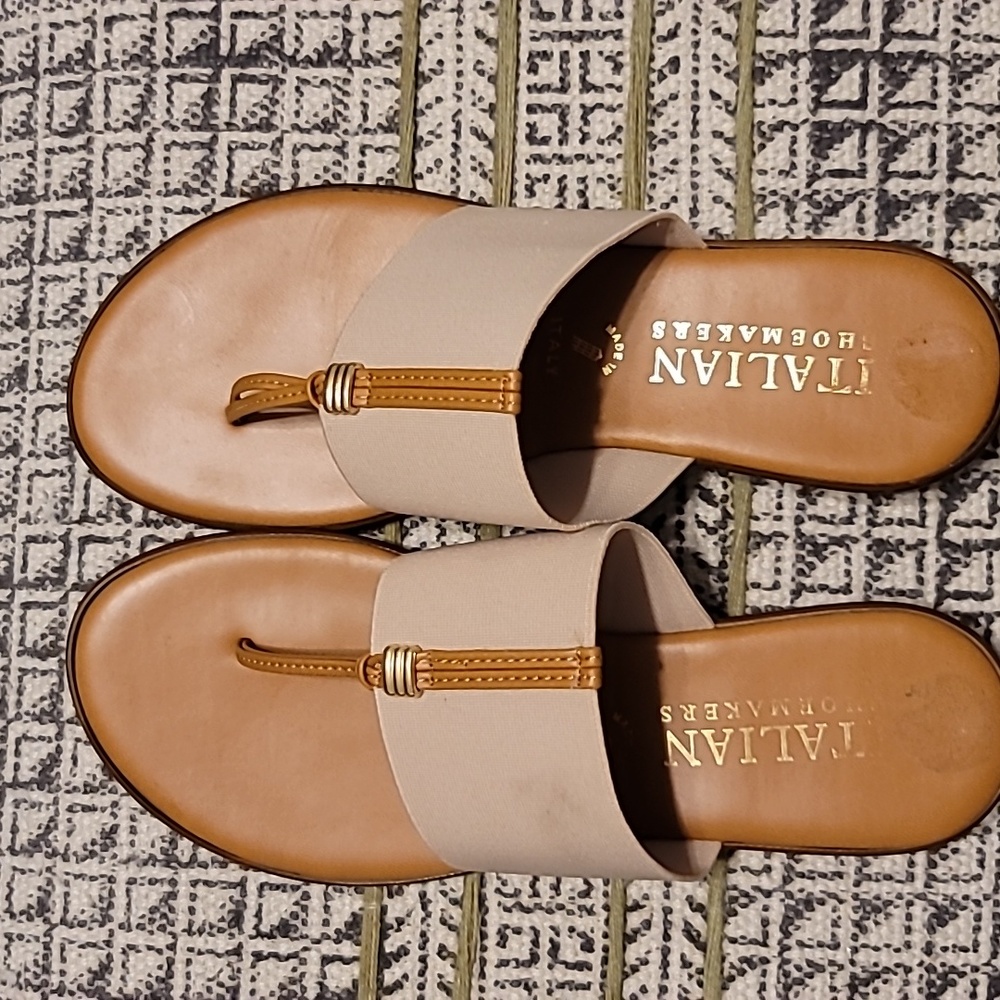 Tan sandals